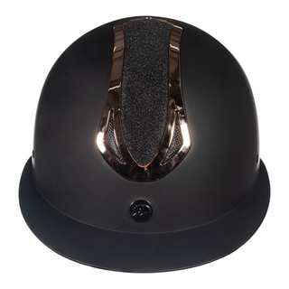 Casco HKM Sports Equipment Illusion color negro/rosegold talla S 52-54 cm - Imagen 2
